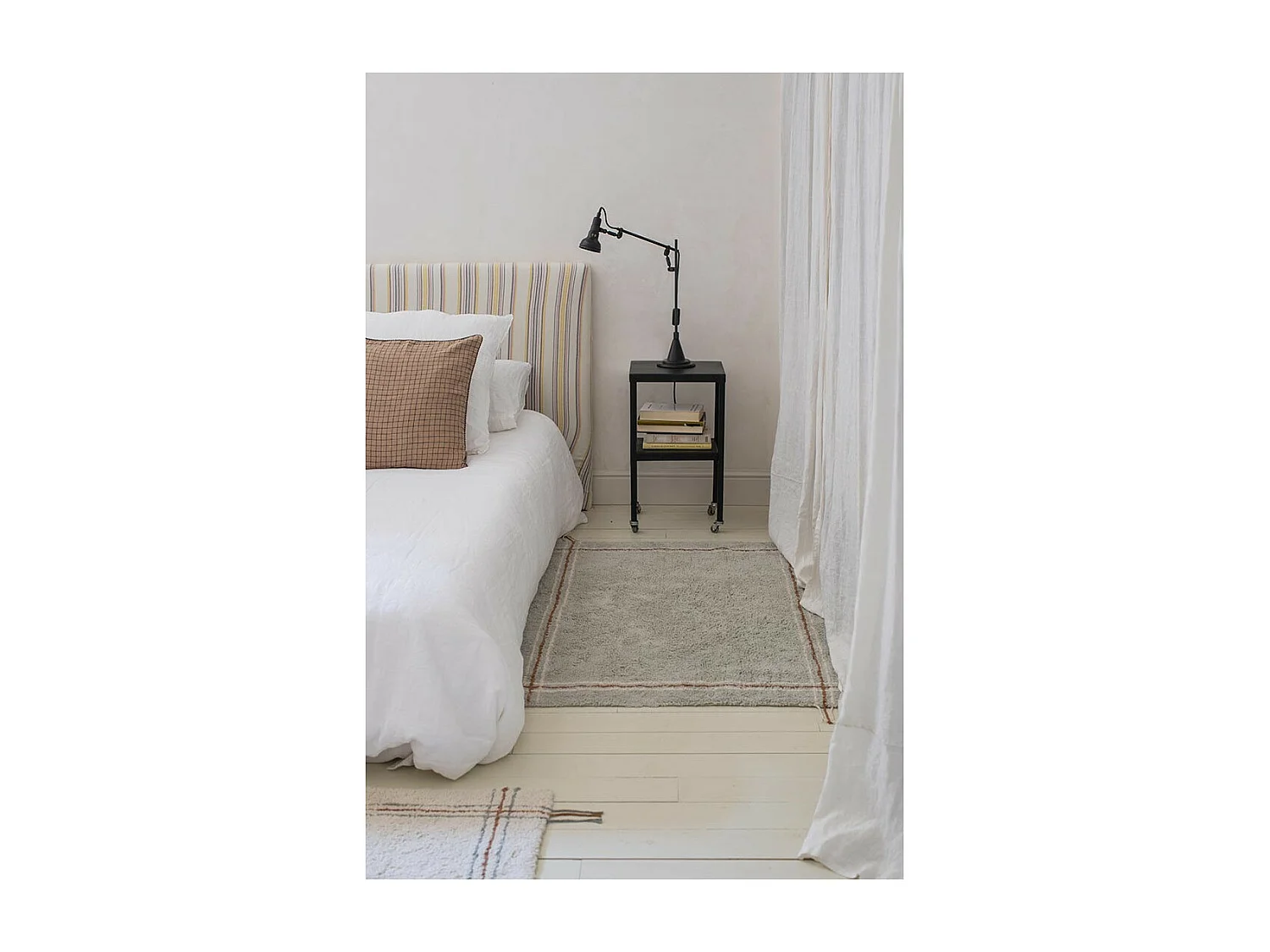 Tapis design lavable en machine intérieur Cuisine Rectangulaire Design Fait main Tapis lav