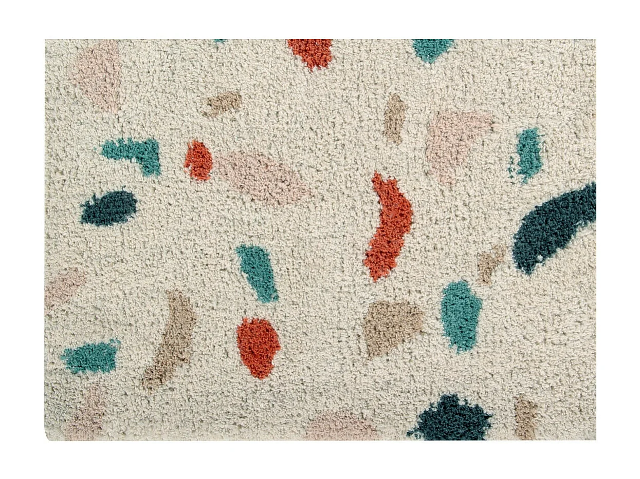 Tapis moderne en coton Terrazzo Lorena Canals Rectangulaire Design Fait main Tapis lavable