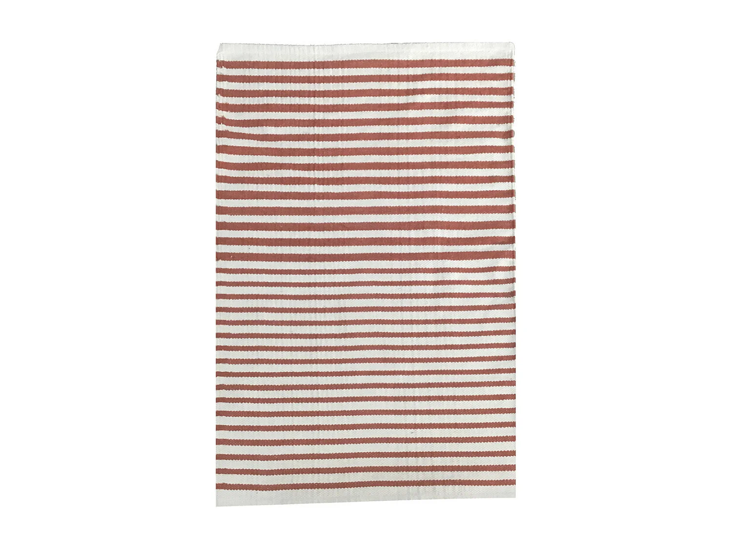 Tapis déco à rayures en coton 60x90cm