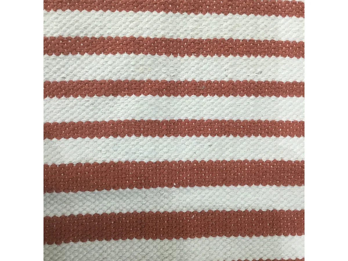 Tapis déco à rayures en coton 60x90cm