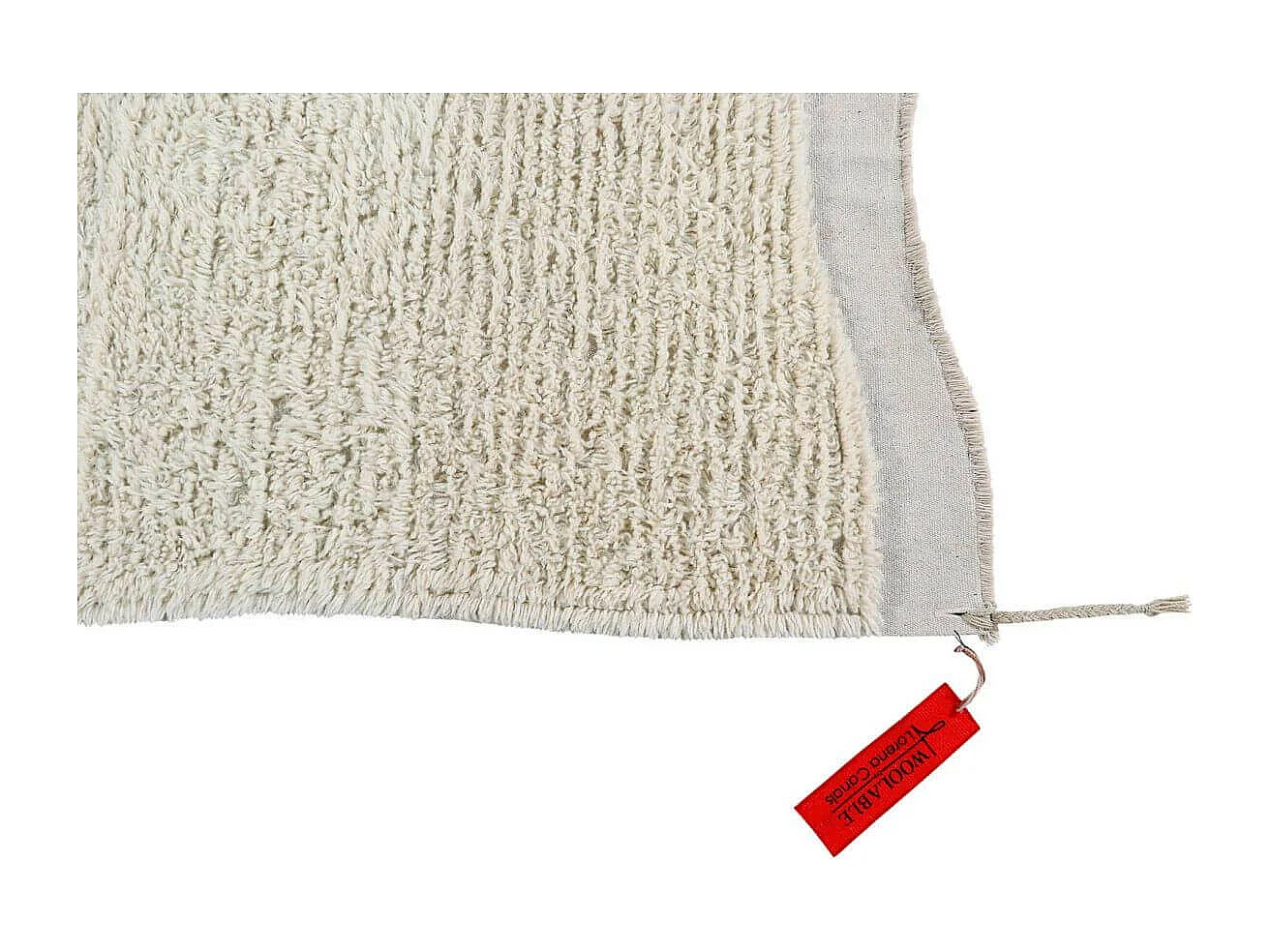 Alfombra étnica de lana Jambo - beige - 170 x 240 cm