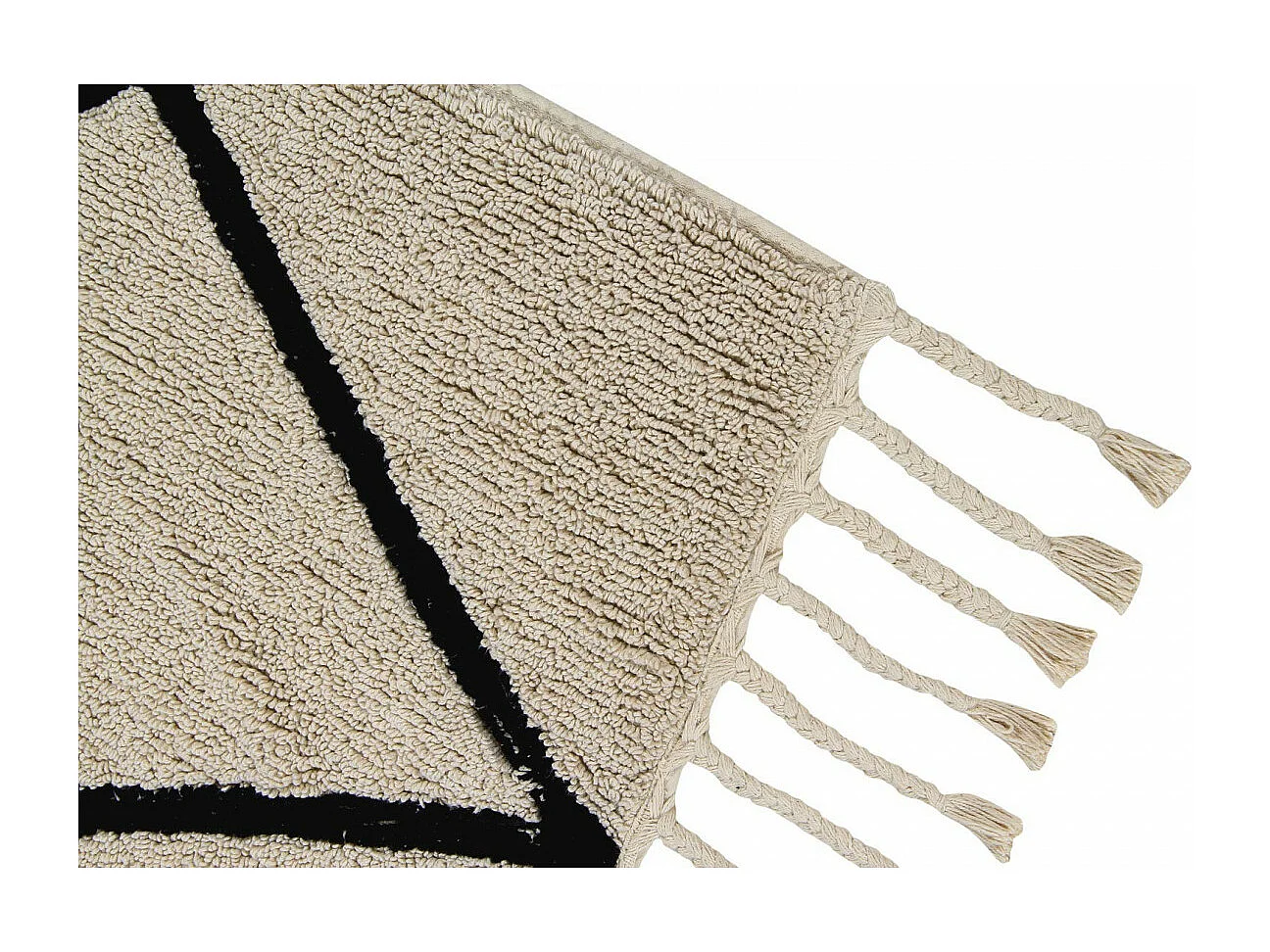 Alfombra de algodón Ber - beige - 140 x 200