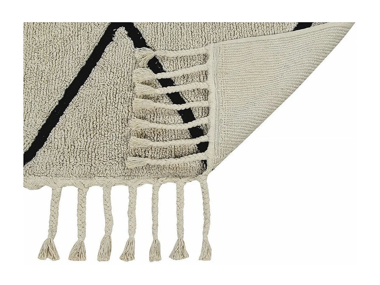 Alfombra de algodón Ber - beige - 140 x 200