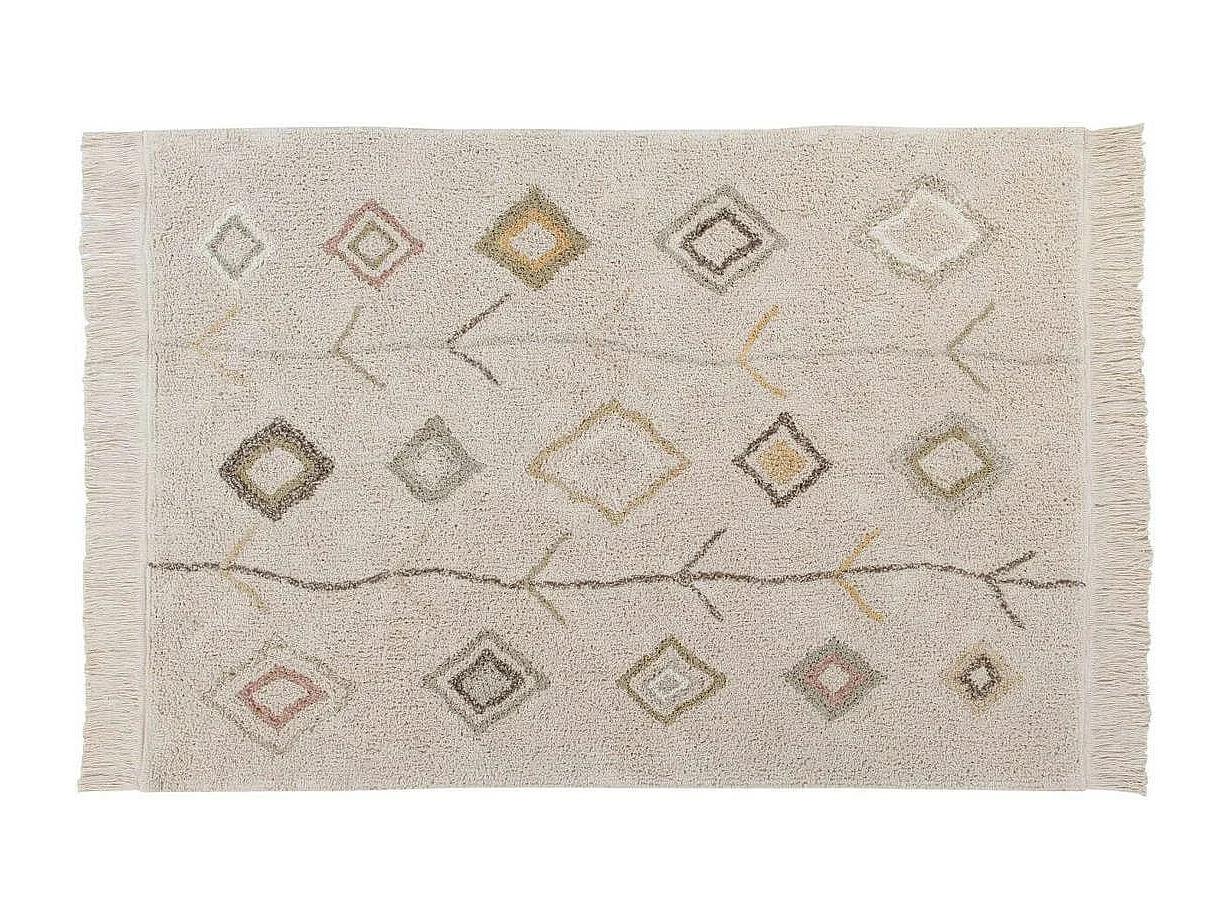 Alfombra de algodón Kaarol Tierra - 170 x 240 cm