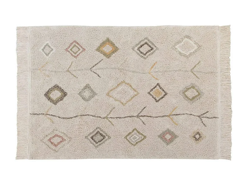 Alfombra de algodón Kaarol Tierra - 170 x 240 cm