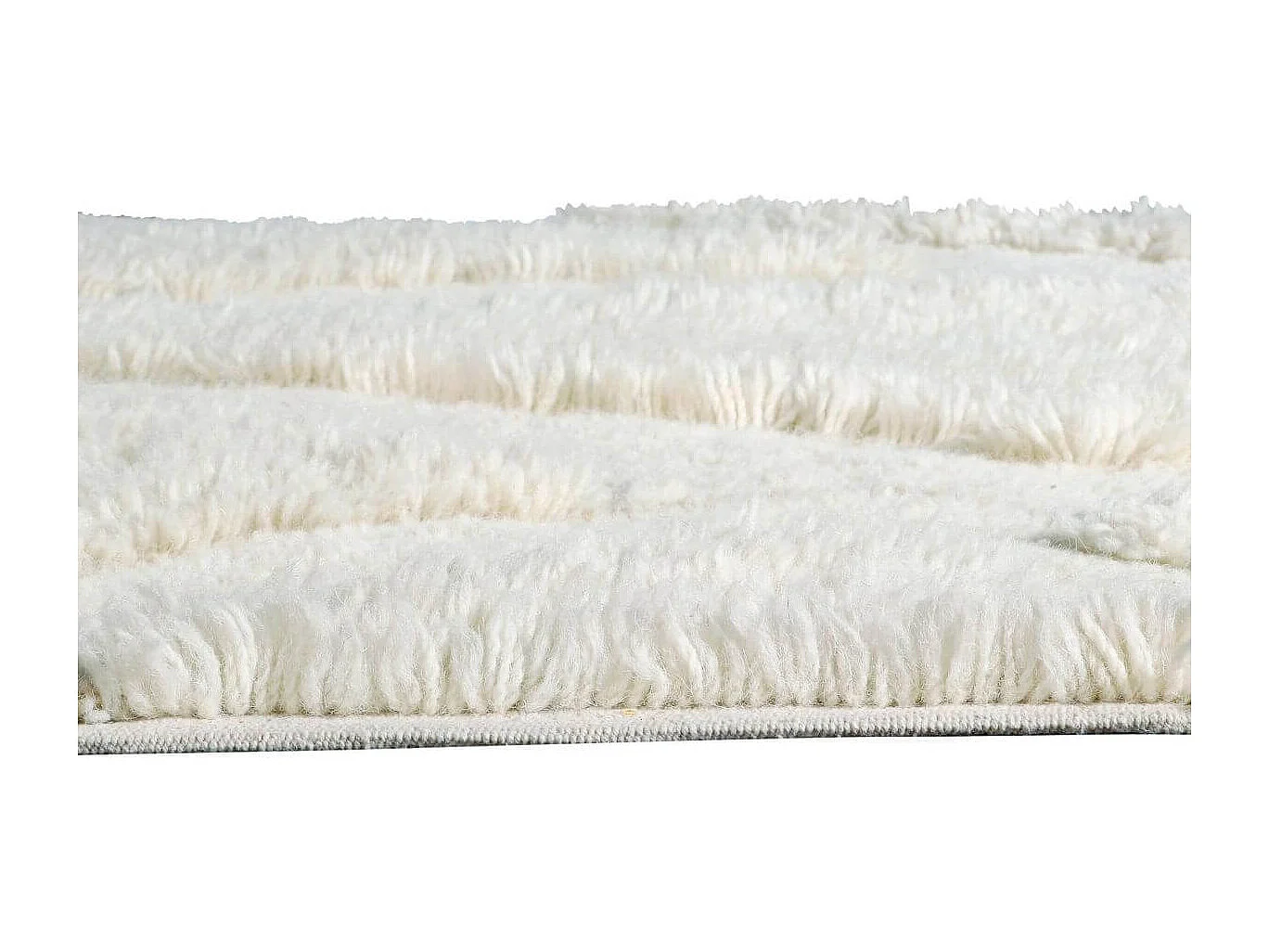 Tapis ethnique en laine lavable en machine pour salon Enkang Rectangulaire Design Fait mai