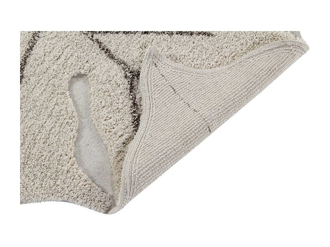 Tapis en forme de feuille pour salon Monstera Lorena Canals Originale Naturel Fait main Ta