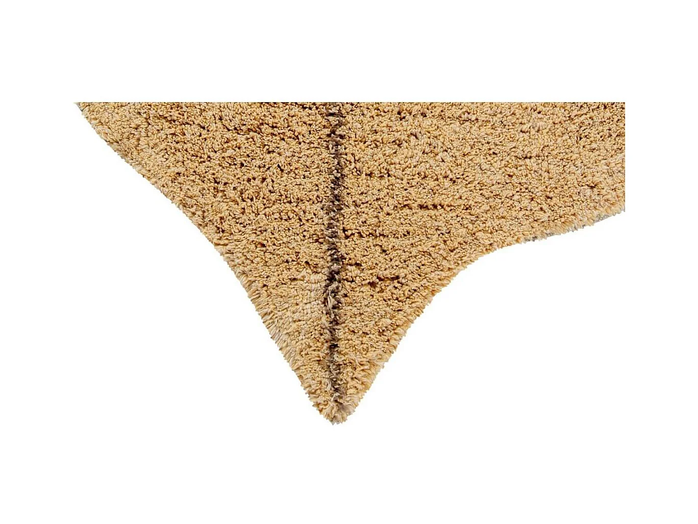 Alfombra de algodón Monstera miel - 120 x 180 cm