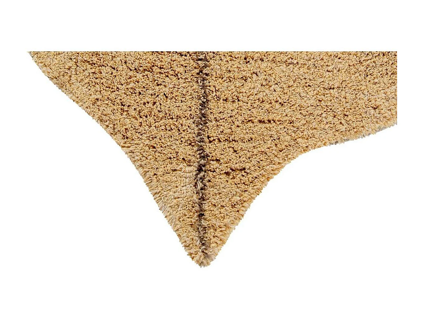 Alfombra de algodón Monstera miel - 120 x 180 cm