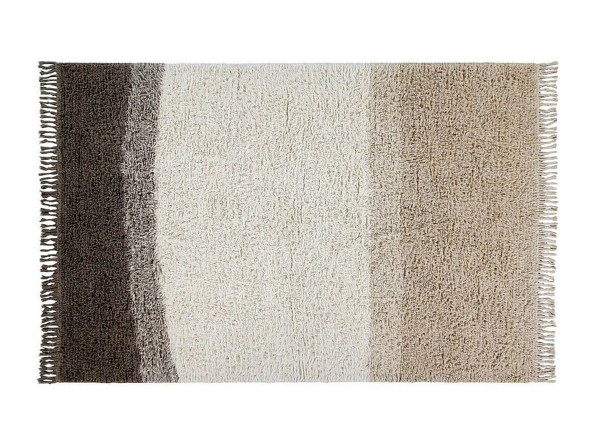 Alfombra de lana - natural - 140 x 200 cm