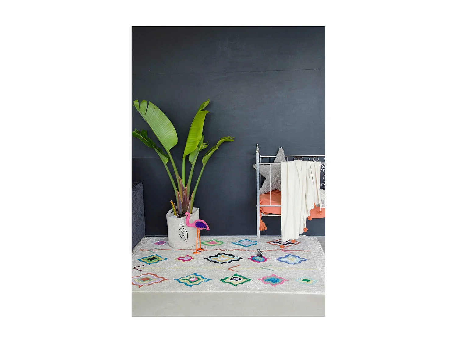 Alfombra de algodón Kaarol - 140 x 200