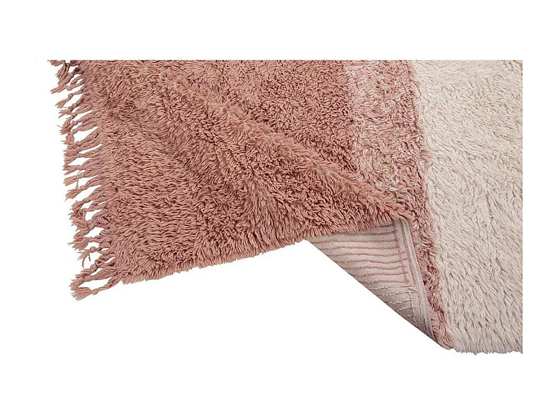 Alfombra de lana - tonos rosas - 200 x 300 cm