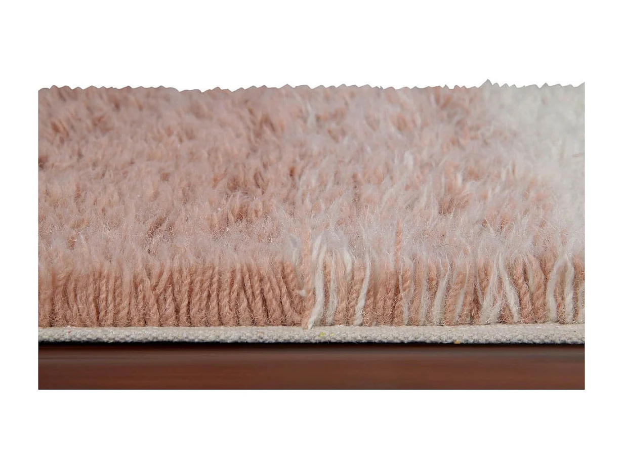 Alfombra de lana - tonos rosas - 200 x 300 cm