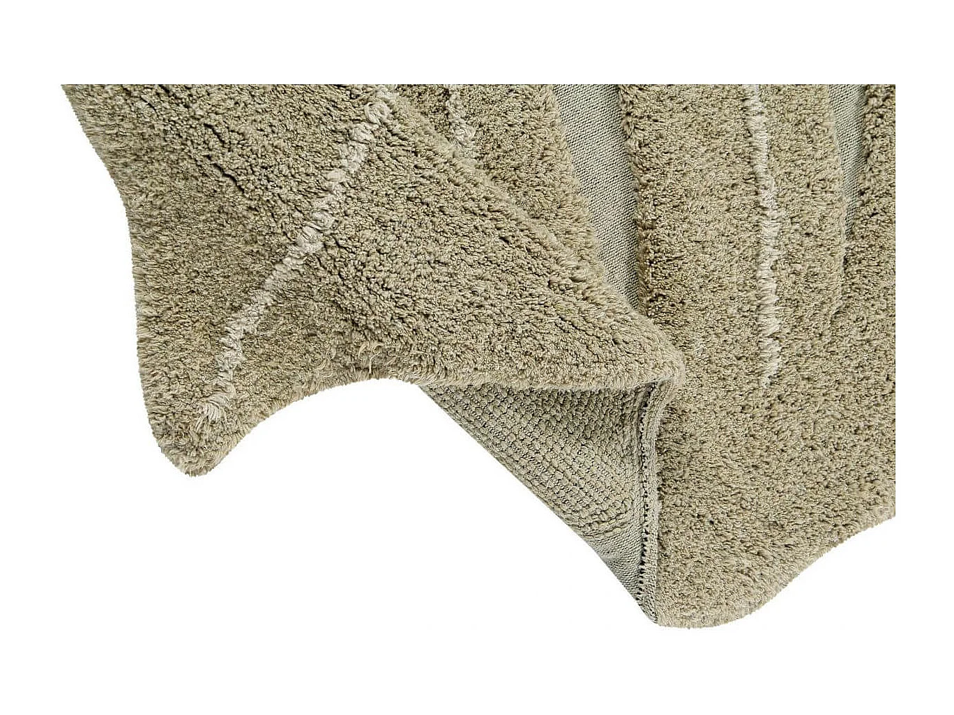 Tapis en forme de feuille pour salon Monstera Lorena Canals Originale Naturel Fait main Ta