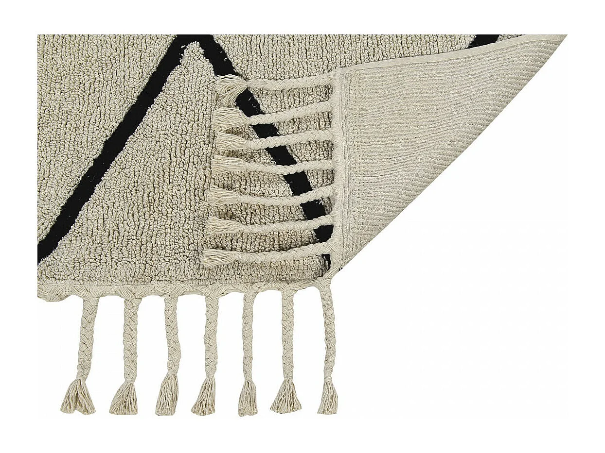 Alfombra de algodón Ber - beige - 80 x 230