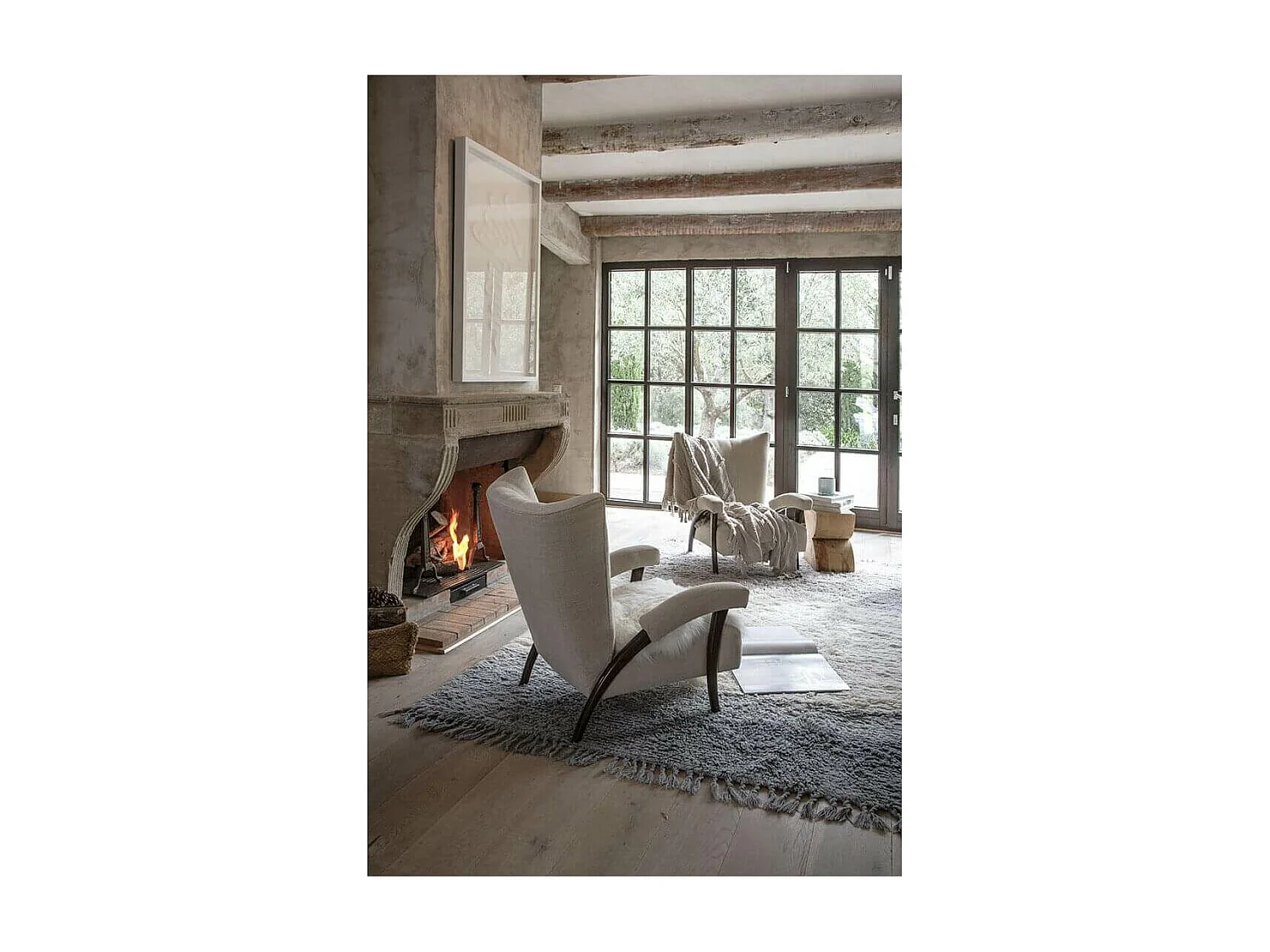 Dywan INTO THE BLUE EXTRA LARGE 200x300 beżowy/biały/niebieski