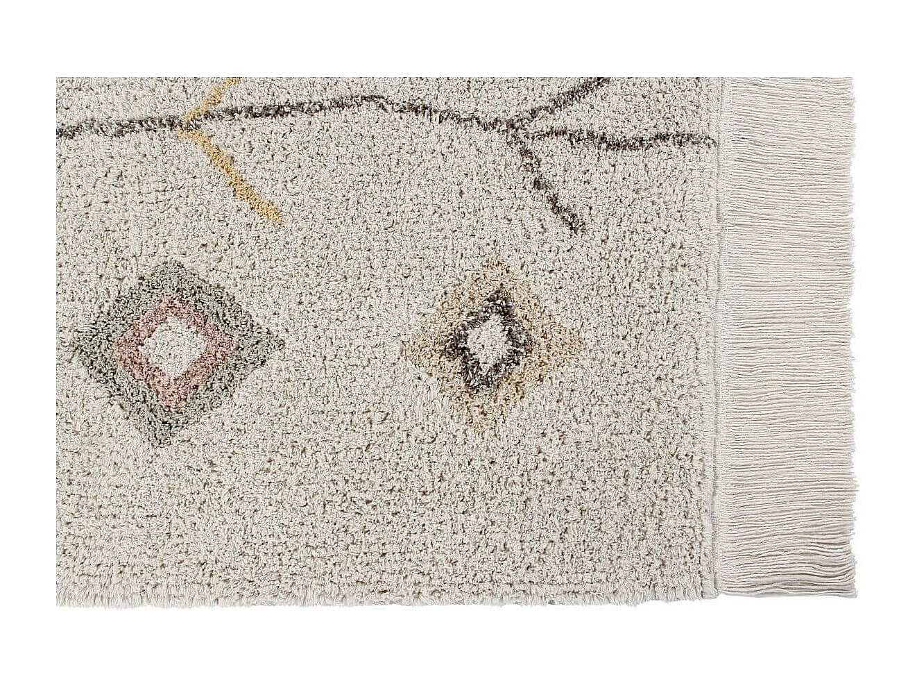 Alfombra de algodón Kaarol Tierra - 140 x 200 cm