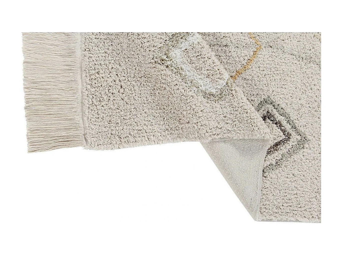 Alfombra de algodón Kaarol Tierra - 140 x 200 cm