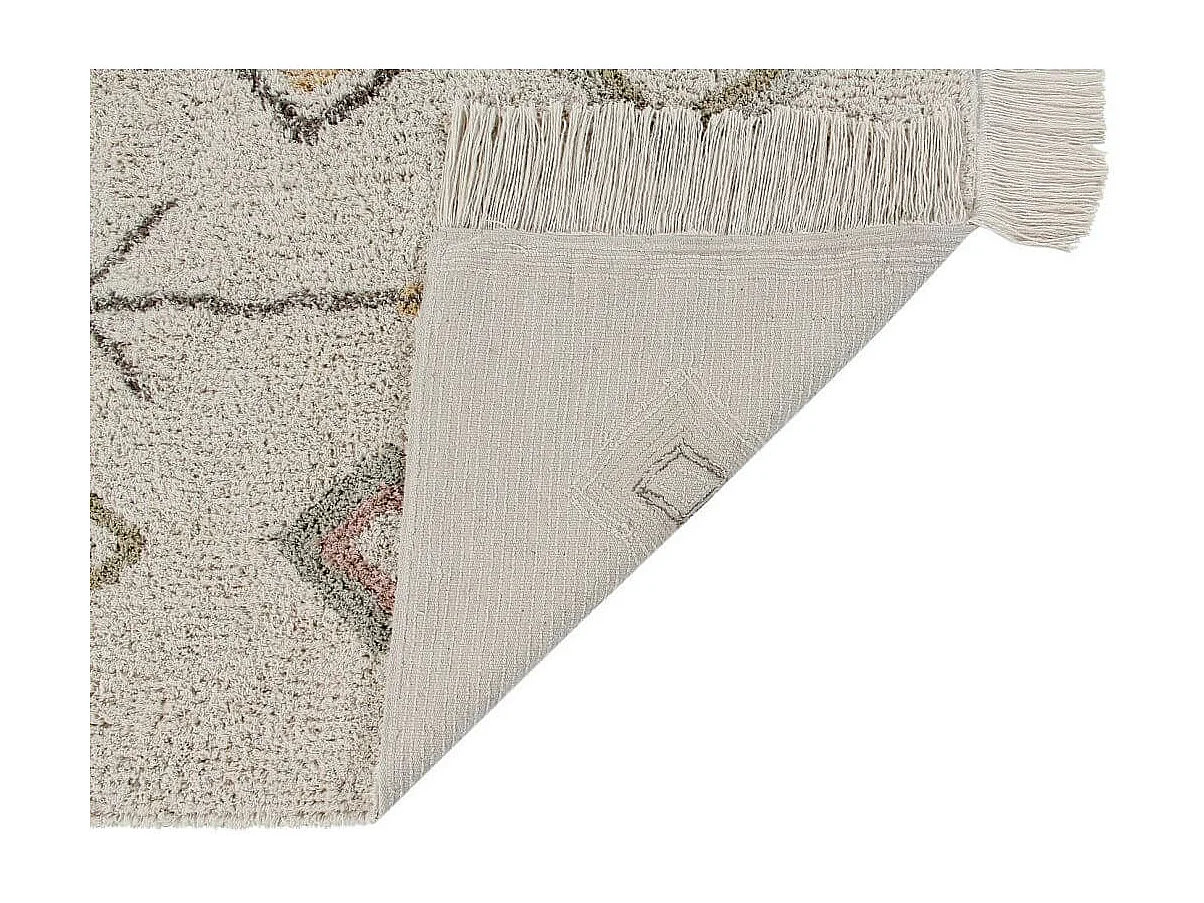 Alfombra de algodón Kaarol Tierra - 140 x 200 cm