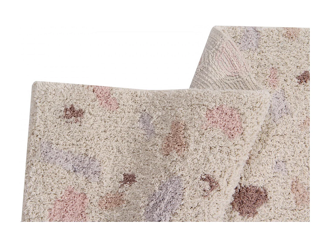 Tapis moderne en coton Terrazzo Lorena Canals Rectangulaire Design Fait main Tapis lavable