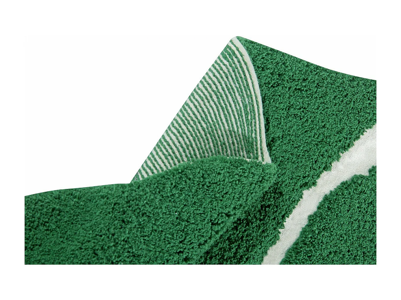 Alfombra de algodón con tropical hoja de Monstera - 120 x 160