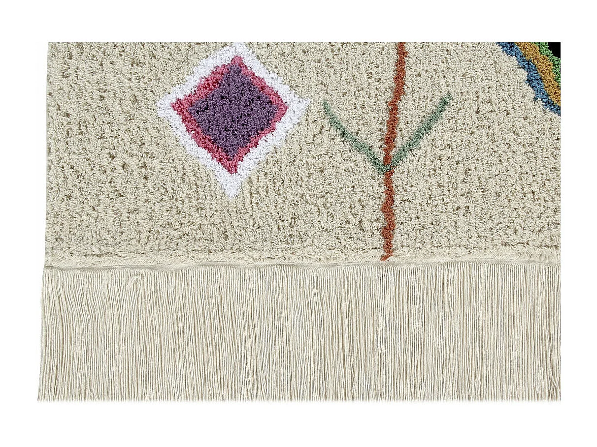 Alfombra de algodón - Estilo bereber - Colorido - 240 x 170 cm