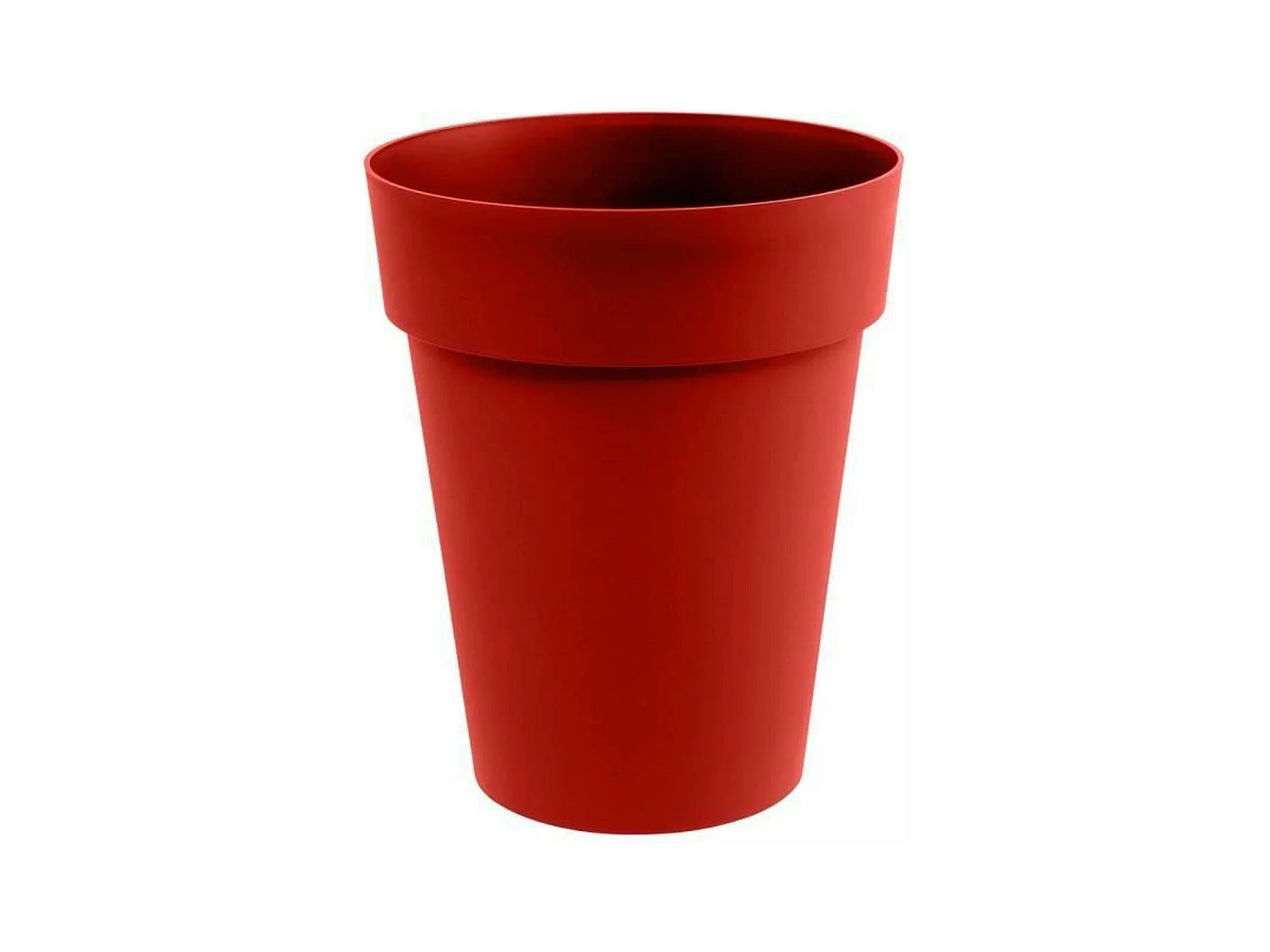 Vase Toscane mi-haut Ø 44 x 53 cm - 50 L - Rouge rubis