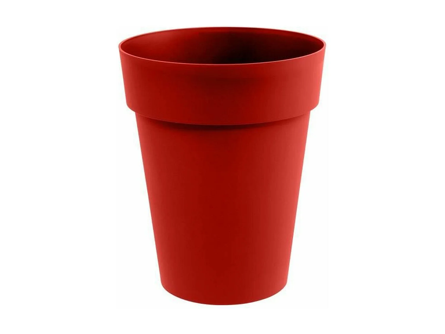 Vase Toscane mi-haut Ø 44 x 53 cm - 50 L - Rouge rubis
