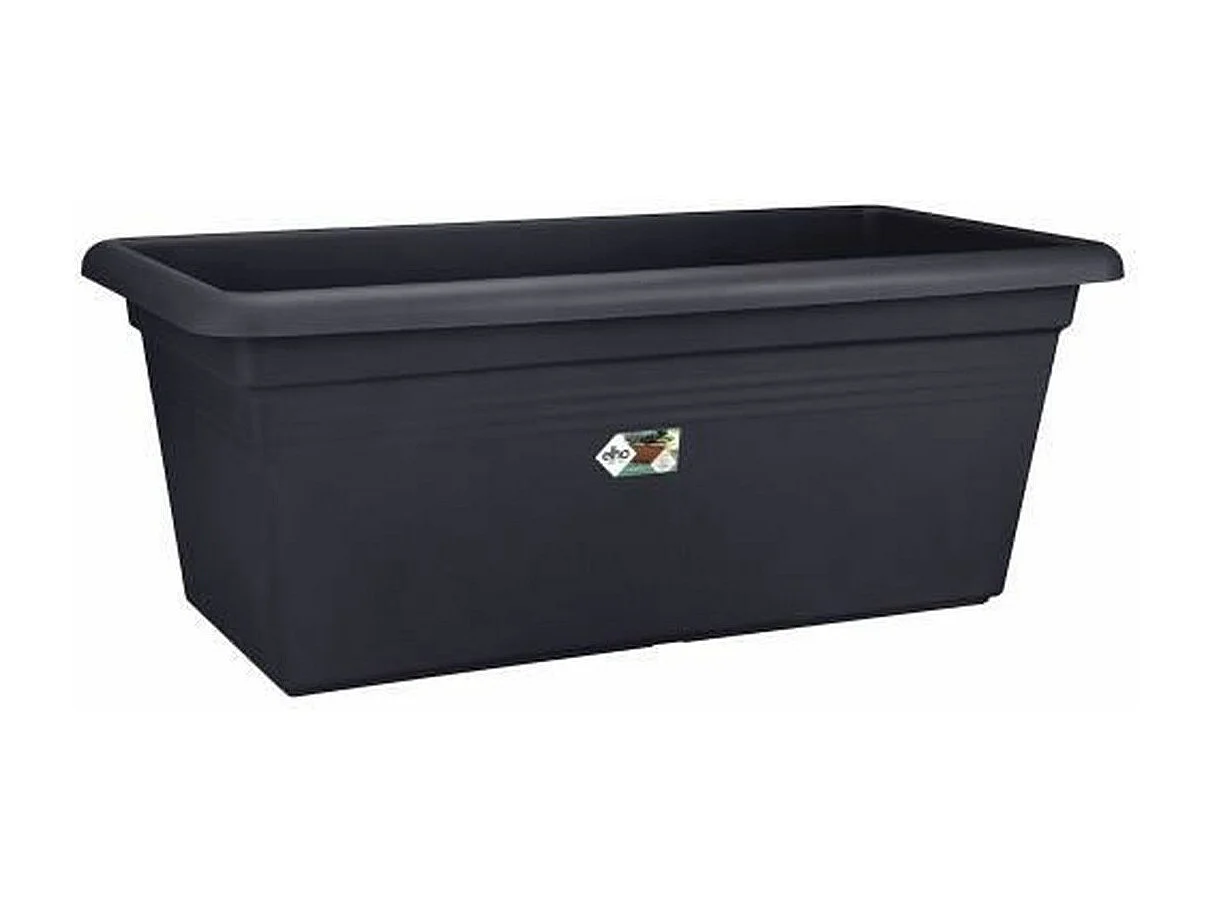 Jardiniere 60 Living schwarz Outdoor XXL 29,5 x B 59,2 x 27,7 cm