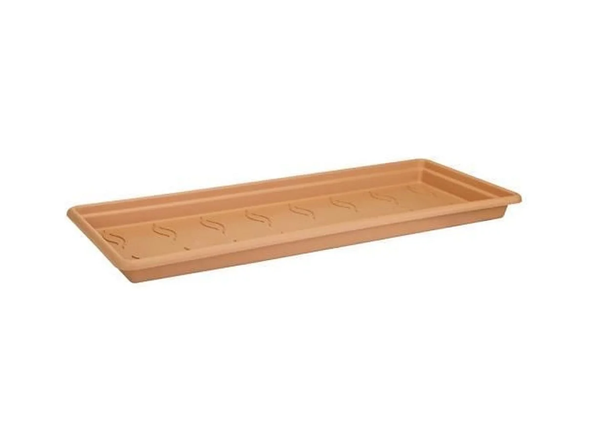 Soucoupe pour jardiniere 100 - Terre cuite doux - XXL - Extérieur Ø 89,7 x 5,7 cm