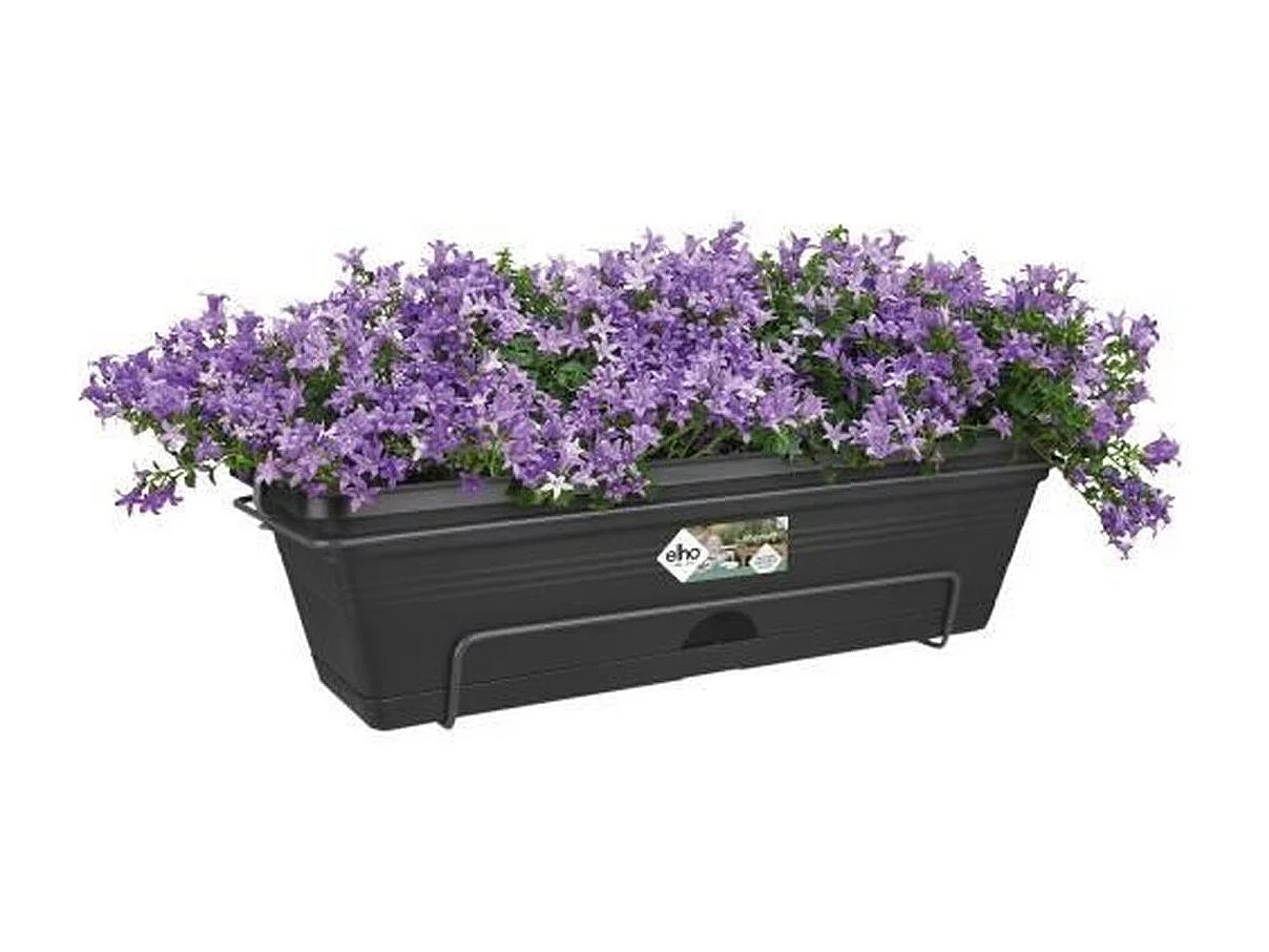 Balconniere noir Allin1 50 extérieur & balcon - L 25,7 x W 47,3 x H 16,7 cm