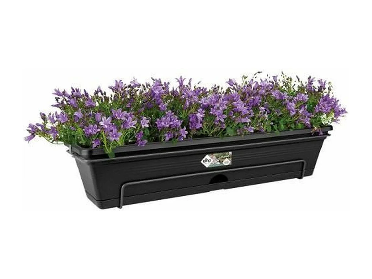 Balconniere noir Allin1 50 extérieur & balcon - L 25,7 x W 47,3 x H 16,7 cm