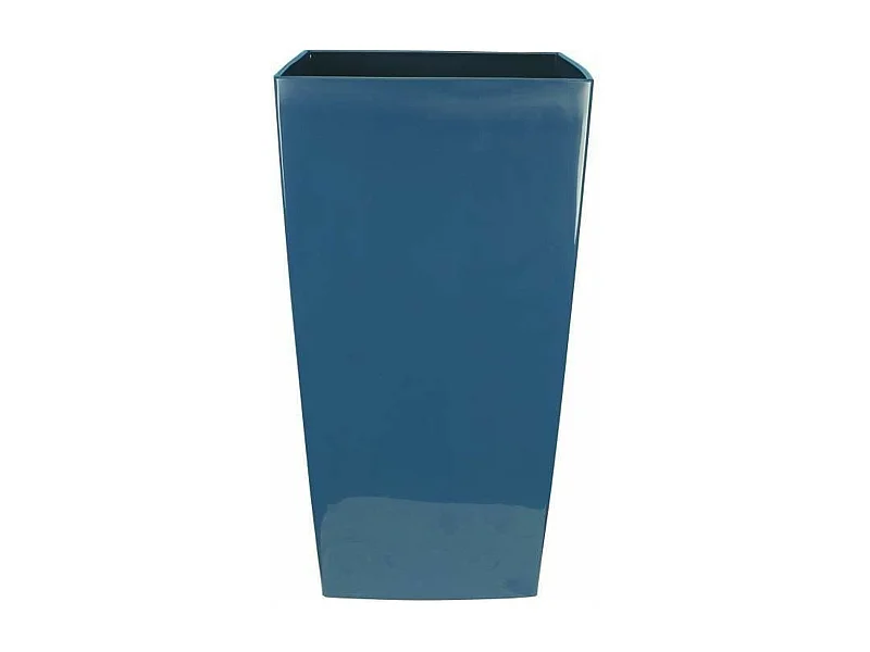 Bac à fleurs carré NUANCE - Plastique - 38x38x69 cm - Bleu