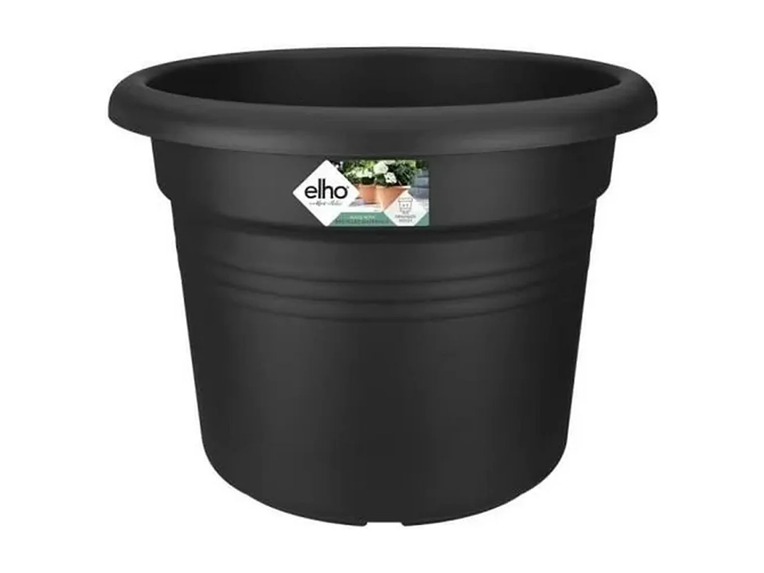 Cilinder 65 Bloembak - Zwart Ø 64 x 49 cm