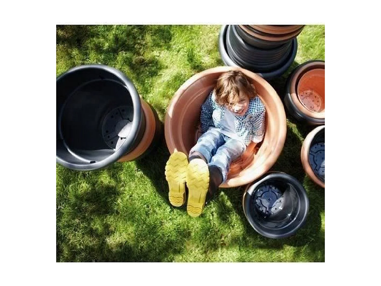 Blumenkasten Cilinder 65 Schwarz Ø 64 x 49 cm