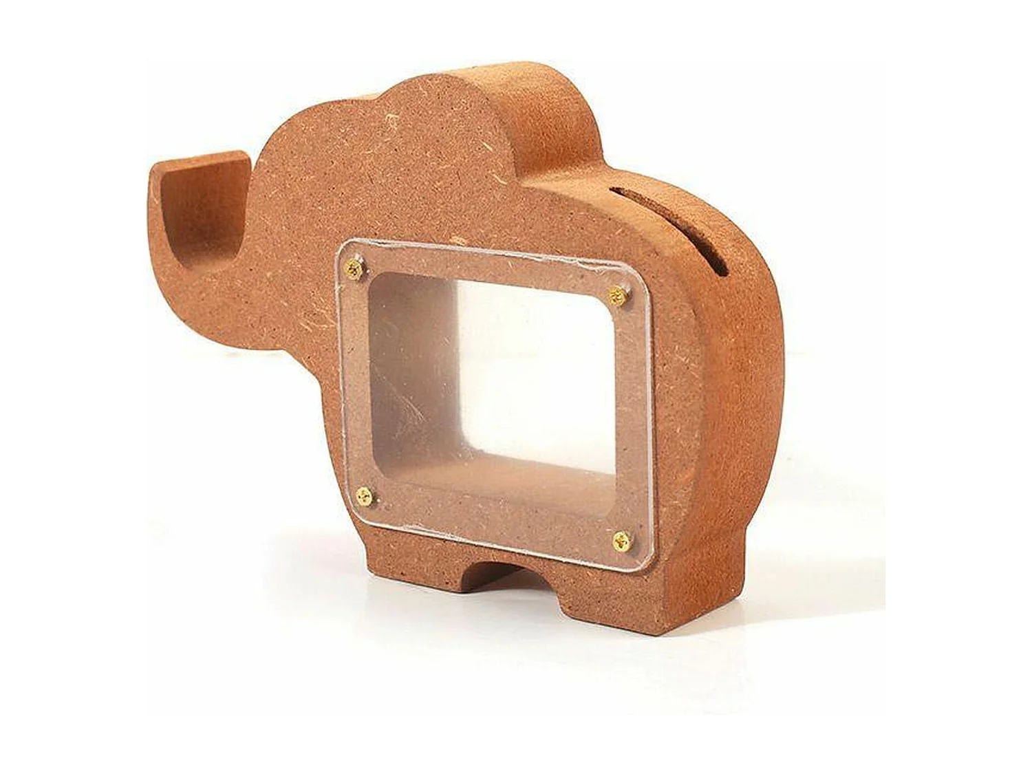 2 ElefantenSparschweine aus MDFHolz 15 x 11 x 3 cm