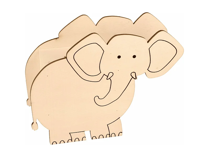 Spardose Elefant aus Holz