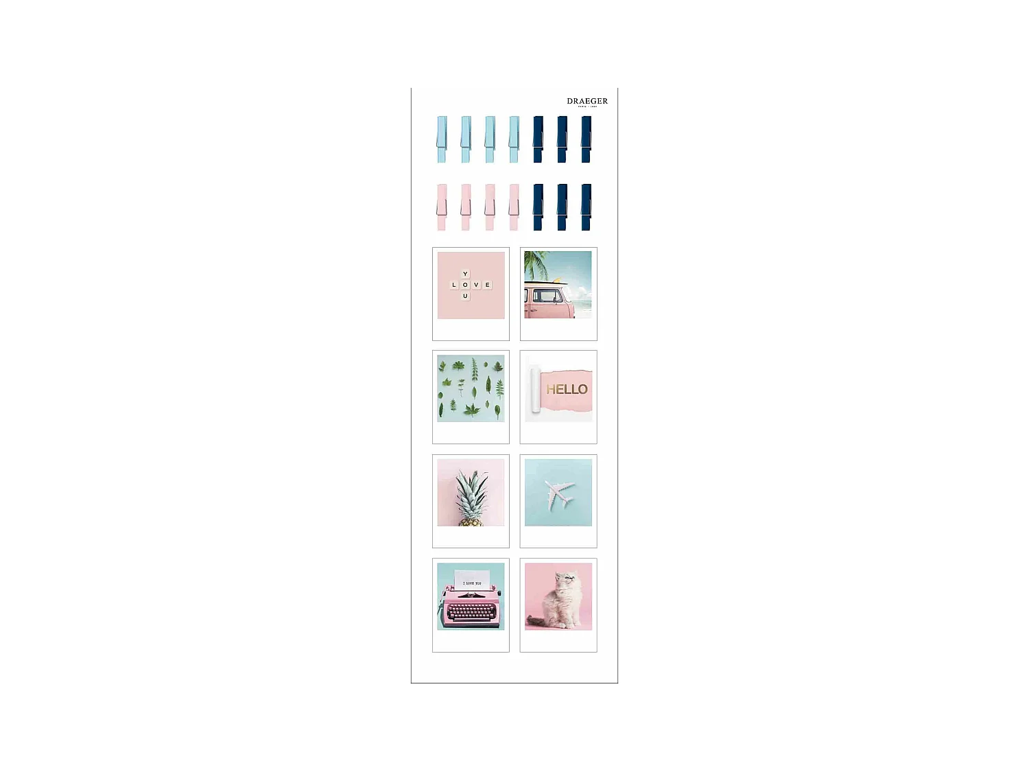 Sticker mural - Polaroids