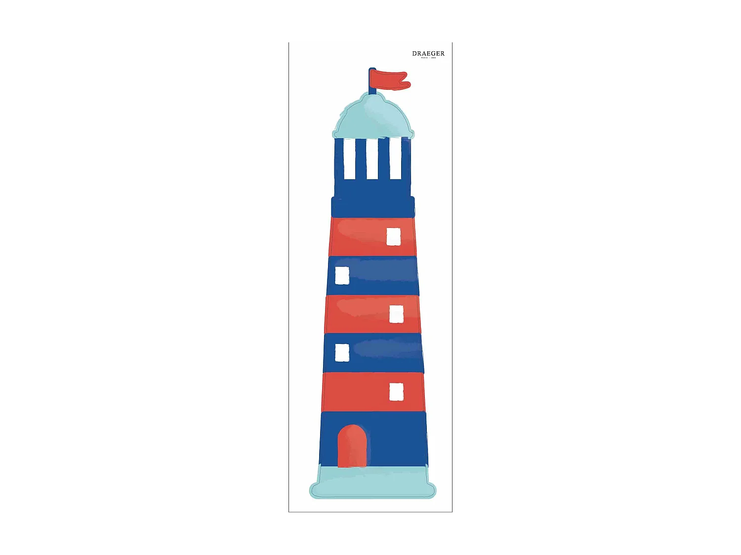 Sticker mural - Phare et hublot