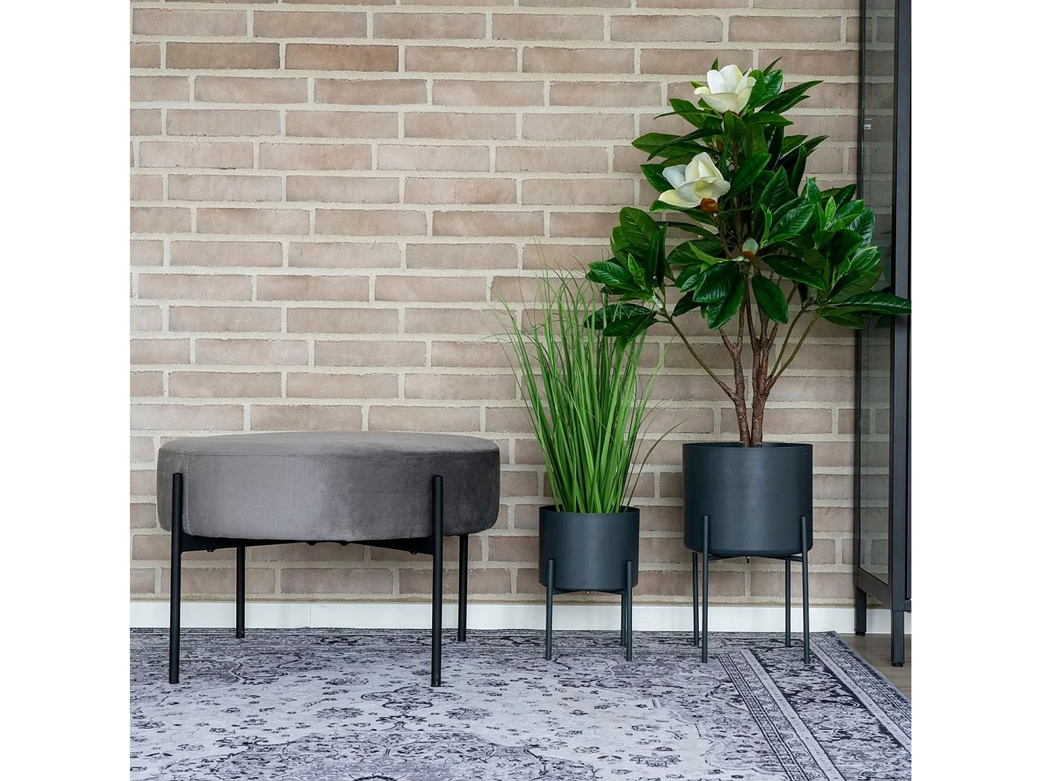 Græs Künstliches Poa Gras H68 cm grün.