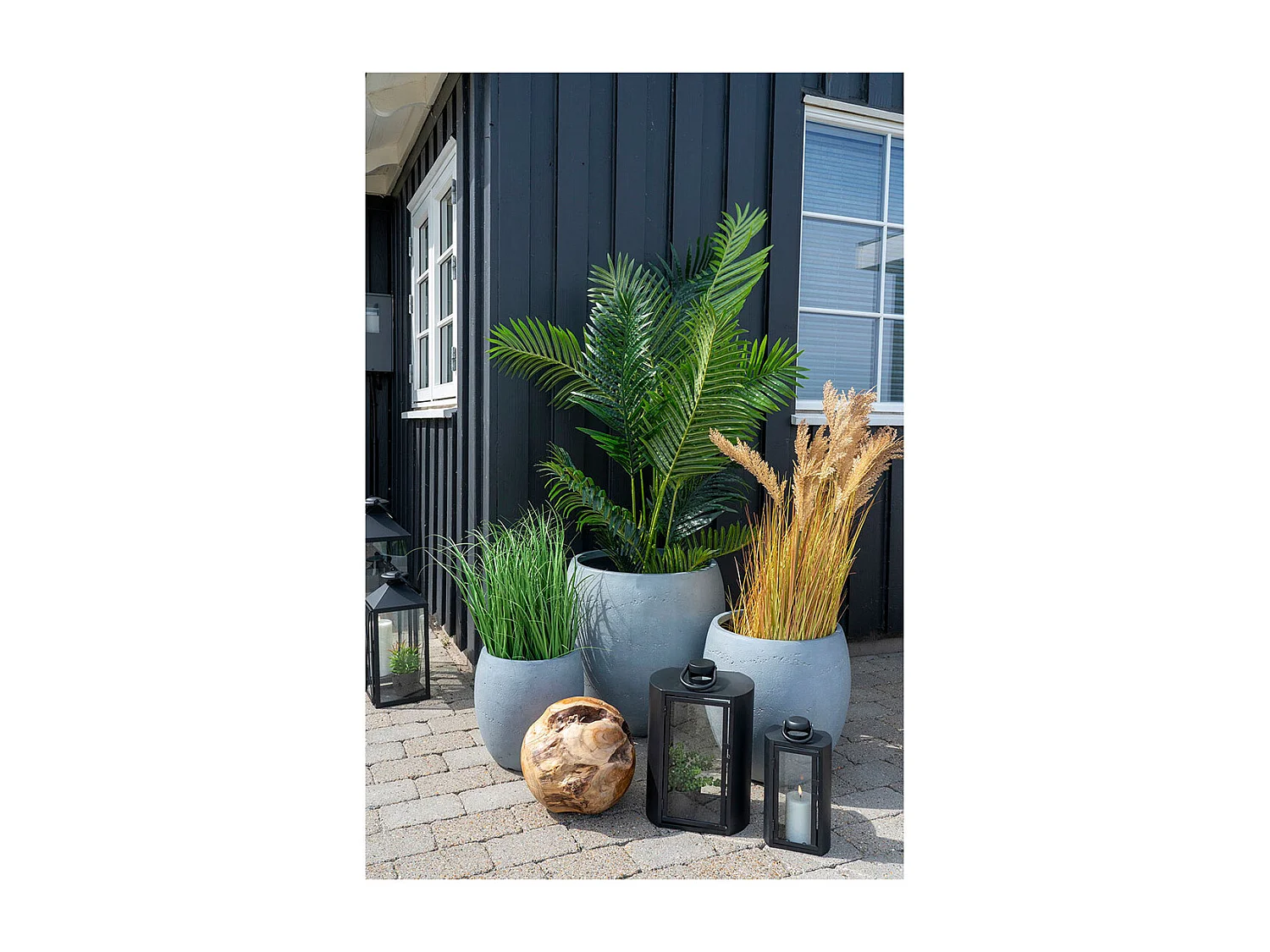 Græs Künstliches Poa Gras H68 cm grün.