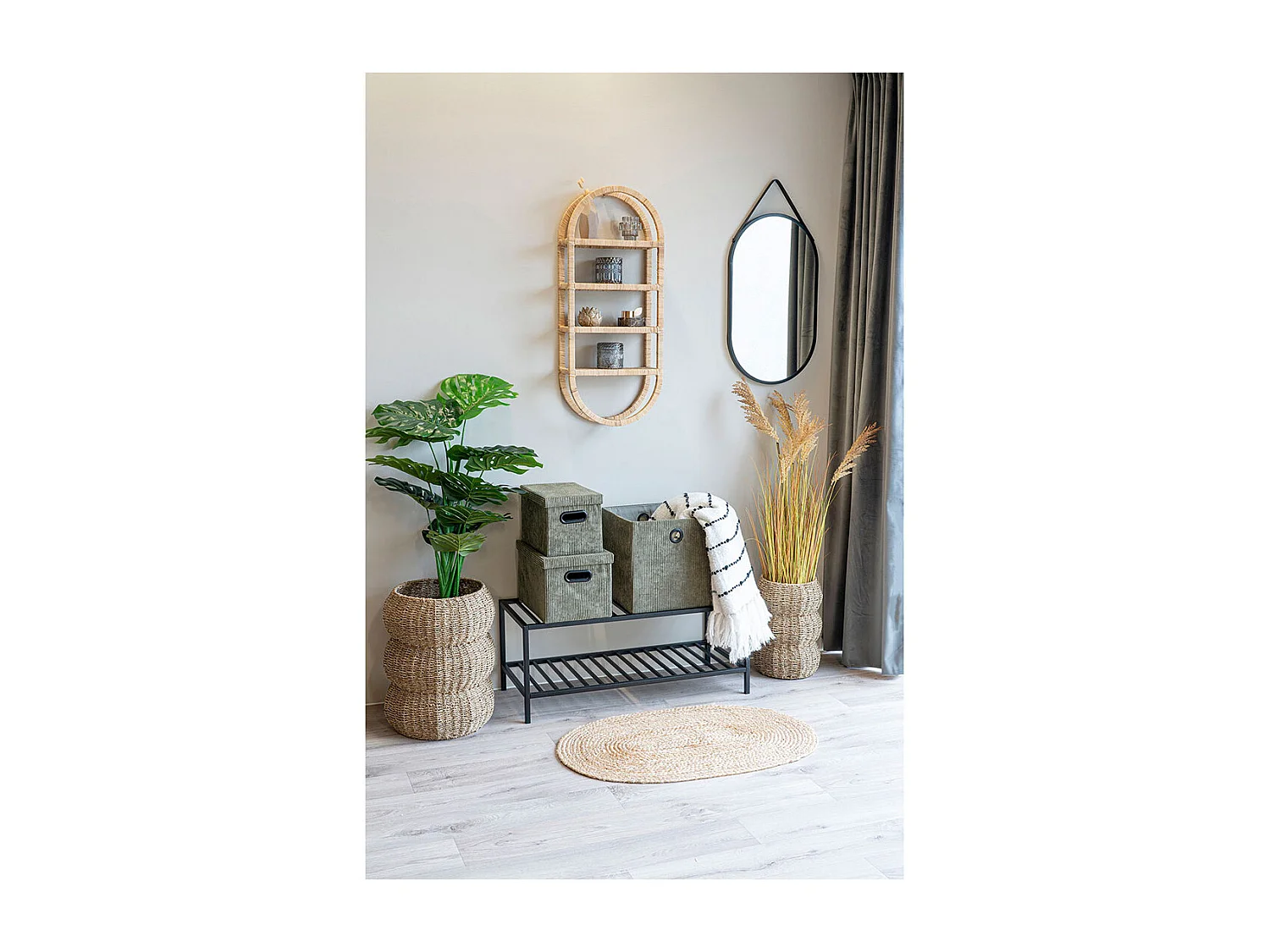 Sorgho du Soudan artificiel 110 cm