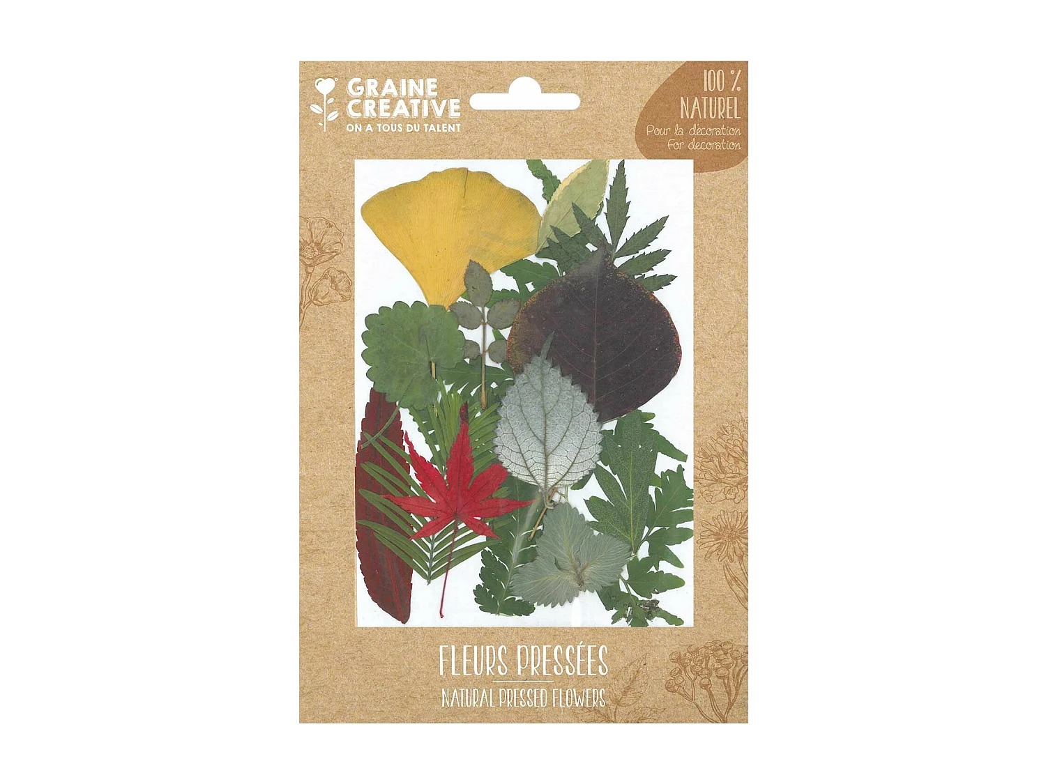 15 geperste bloemen - bos 1