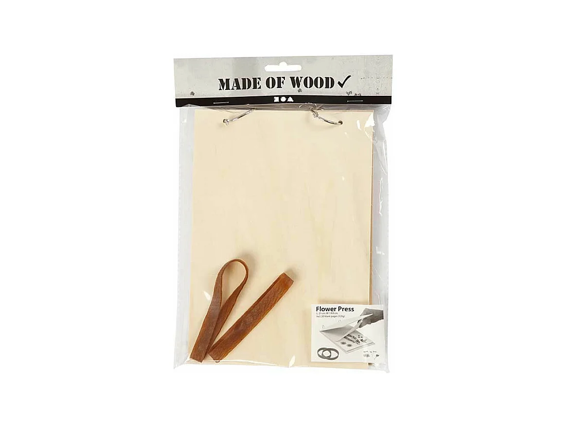 Blumenpresse aus Holz 21 x 14,8 cm