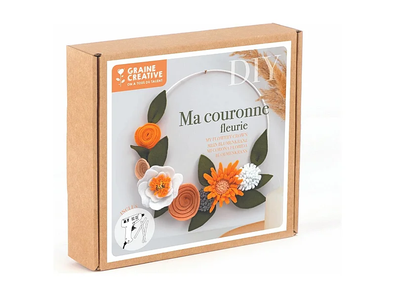 Coffret DIY Couronne Fleurie