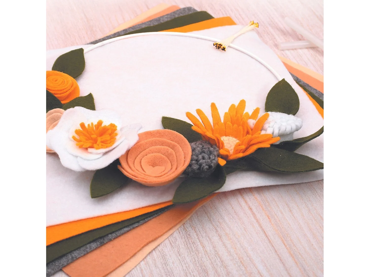 Coffret DIY Couronne Fleurie