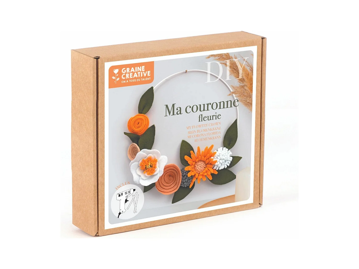 Coffret DIY Couronne Fleurie
