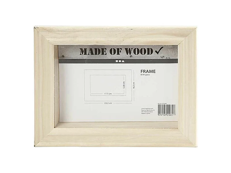 Cadre en bois 3D - 23,2 x 18,2 x 2,5 cm