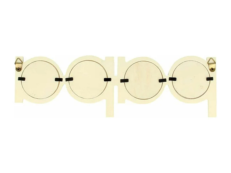 Cornice da parete PAPA 4 mini foto 25,8 x 7,8 CM