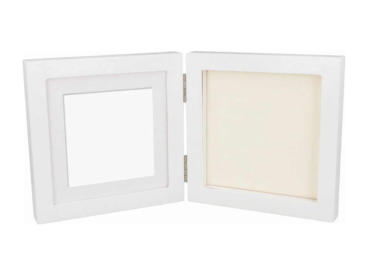 2 babyfoto- en voetafdruklijsten